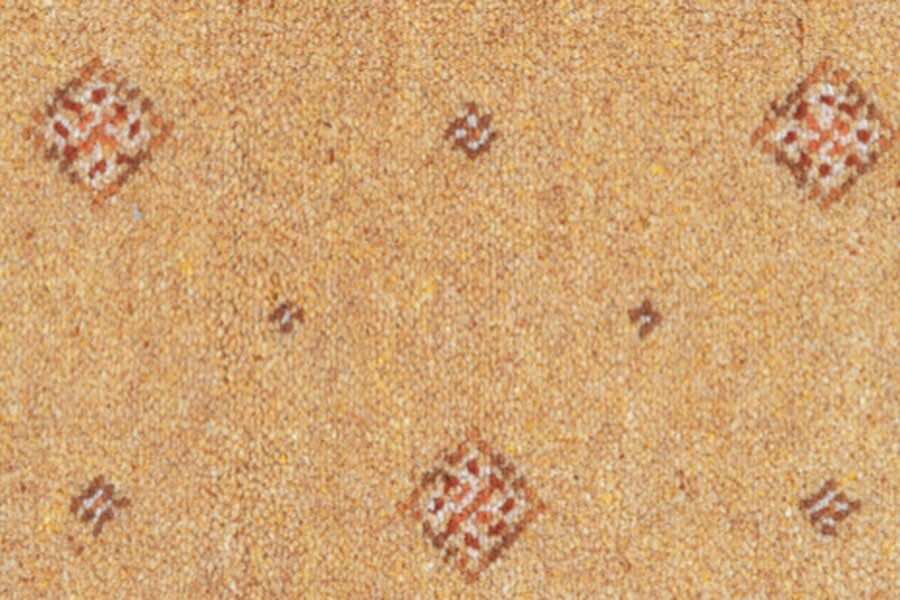 Tazmin Motif Honey carpet by Ulster Carpets