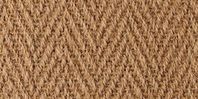 Coir Herringbone Natural carpet by Alternative Flooring