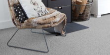 Severus Pale Graphite 90 carpet by Invictus