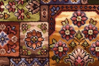 Glenavy Persian Garden carpet by Ulster Carpets