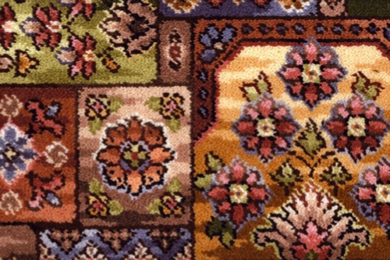 Glenavy Persian Garden carpet by Ulster Carpets