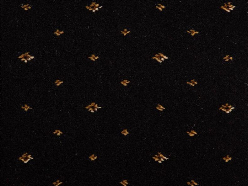 Prince Bishop Sceptre Black carpet by Hugh Mackay