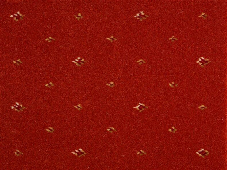 Prince Bishop Sceptre Terracotta carpet by Hugh Mackay