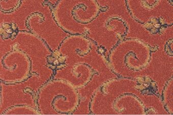 Anatolia Scroll Fez carpet by Ulster Carpets