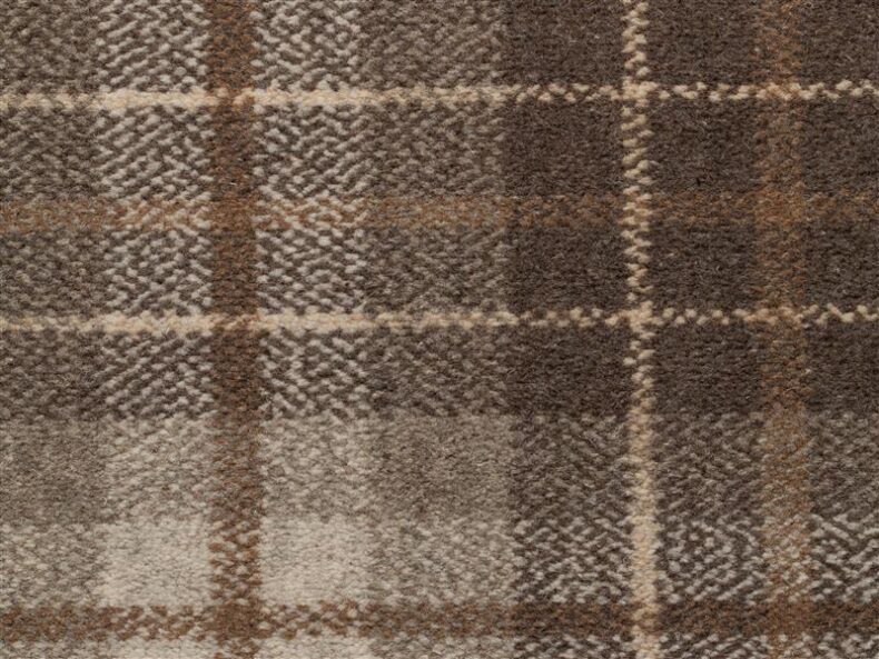 Tartan Naturals Collection Tartan Tonal Plaid carpet by Hugh Mackay