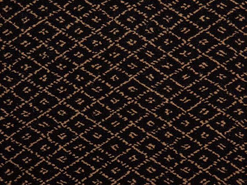 Prince Bishop Trellis Black carpet by Hugh Mackay