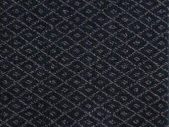 Prince Bishop Trellis Cobalt carpet by Hugh Mackay