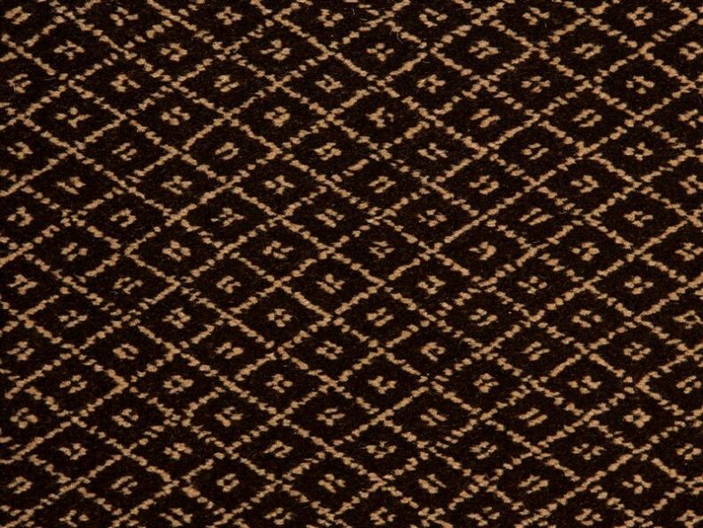 Prince Bishop Trellis Mocha carpet by Hugh Mackay