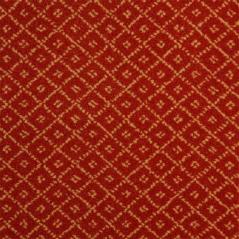 Prince Bishop Trellis Terracotta carpet by Hugh Mackay