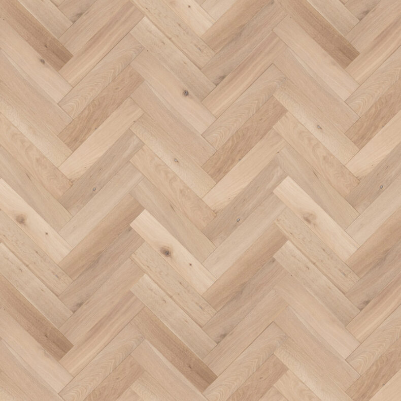 Deco Parquet Unfinished Oak wood flooring of engineered construction