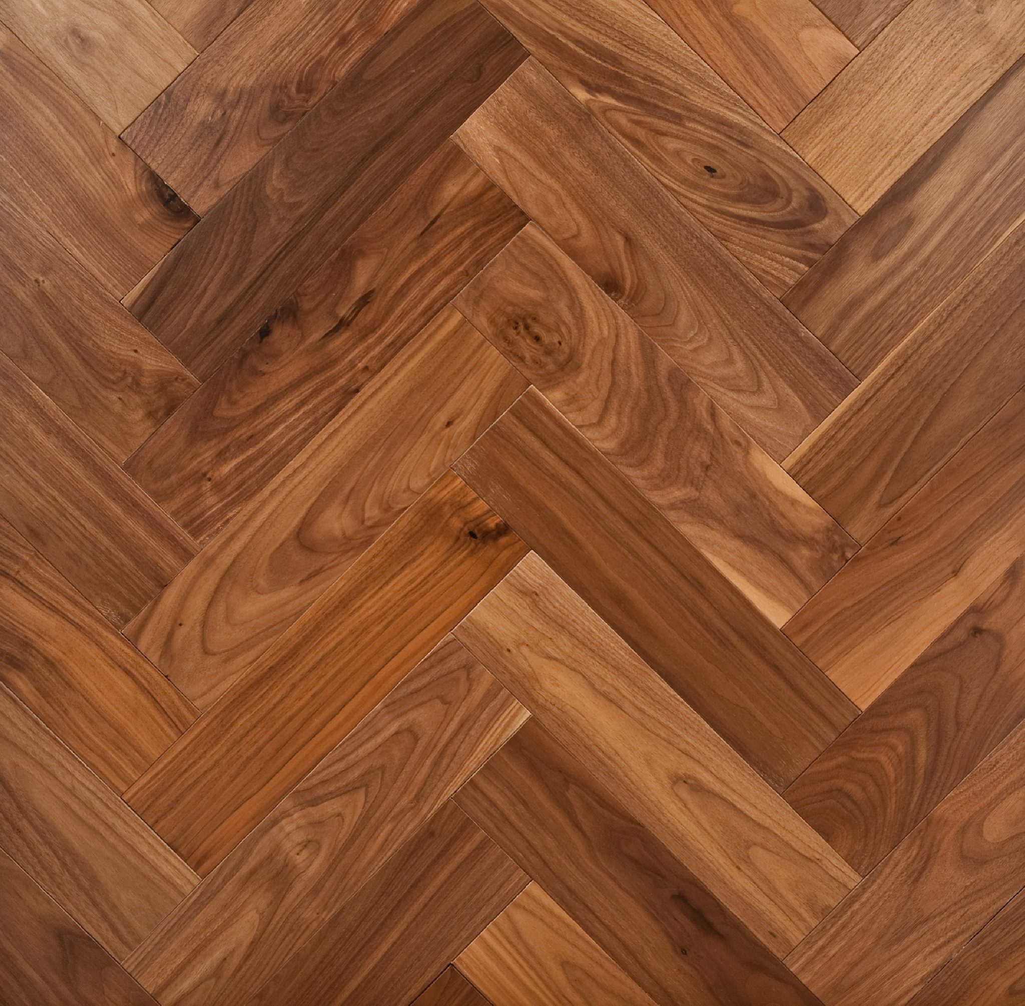 Deco Parquet Black Walnut wood flooring of engineered construction