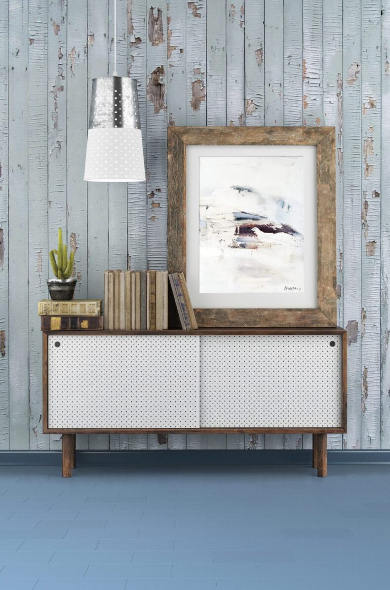 View of Little Bricks Forget-Me-Not luxury vinyl tile by Harvey Maria