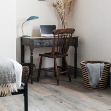 View of Hickory luxury vinyl tile by Harvey Maria