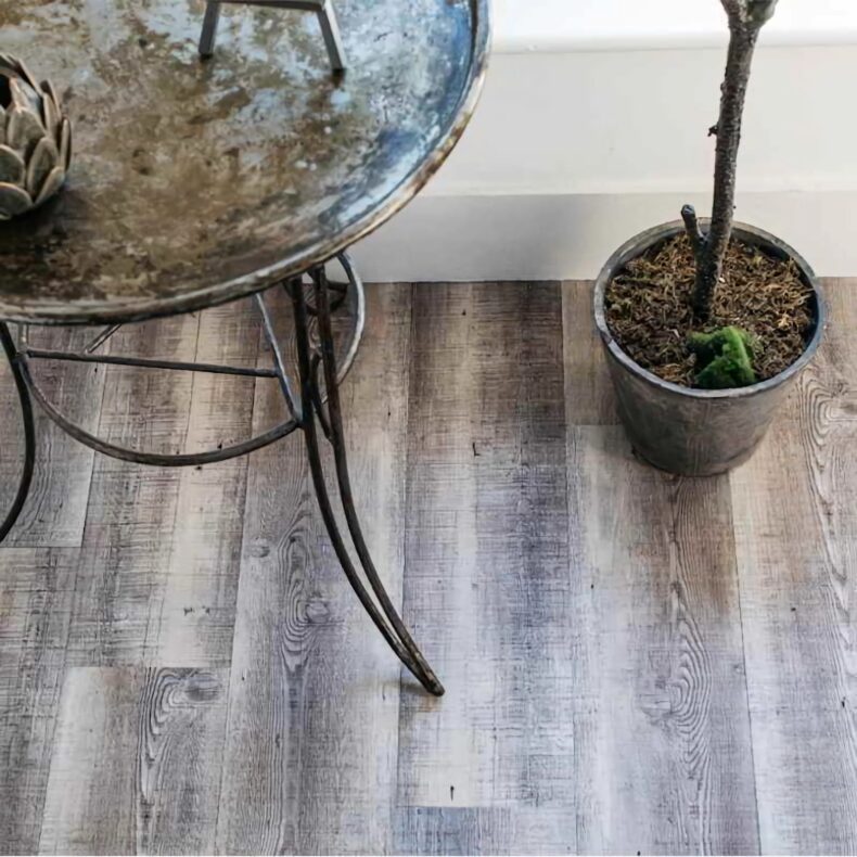 View of Weathered luxury vinyl tile by Harvey Maria
