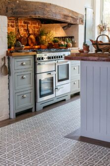 View of Lattice Seedpod luxury vinyl tile by Harvey Maria