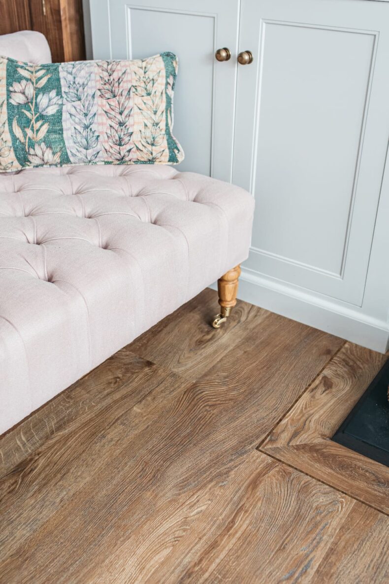 View of Spring Oak luxury vinyl tile by Harvey Maria