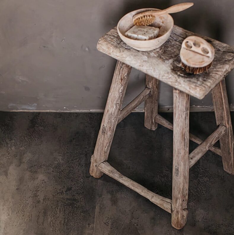View of Tadao - Concrete luxury vinyl tile by Harvey Maria
