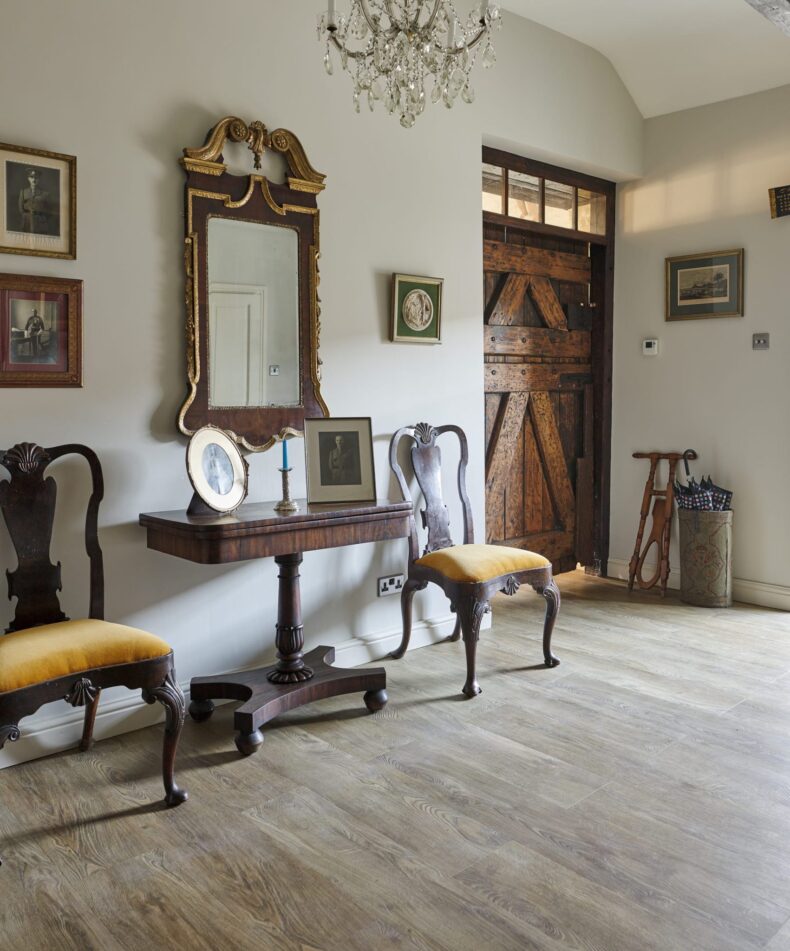 View of English Oak luxury vinyl tile by Harvey Maria
