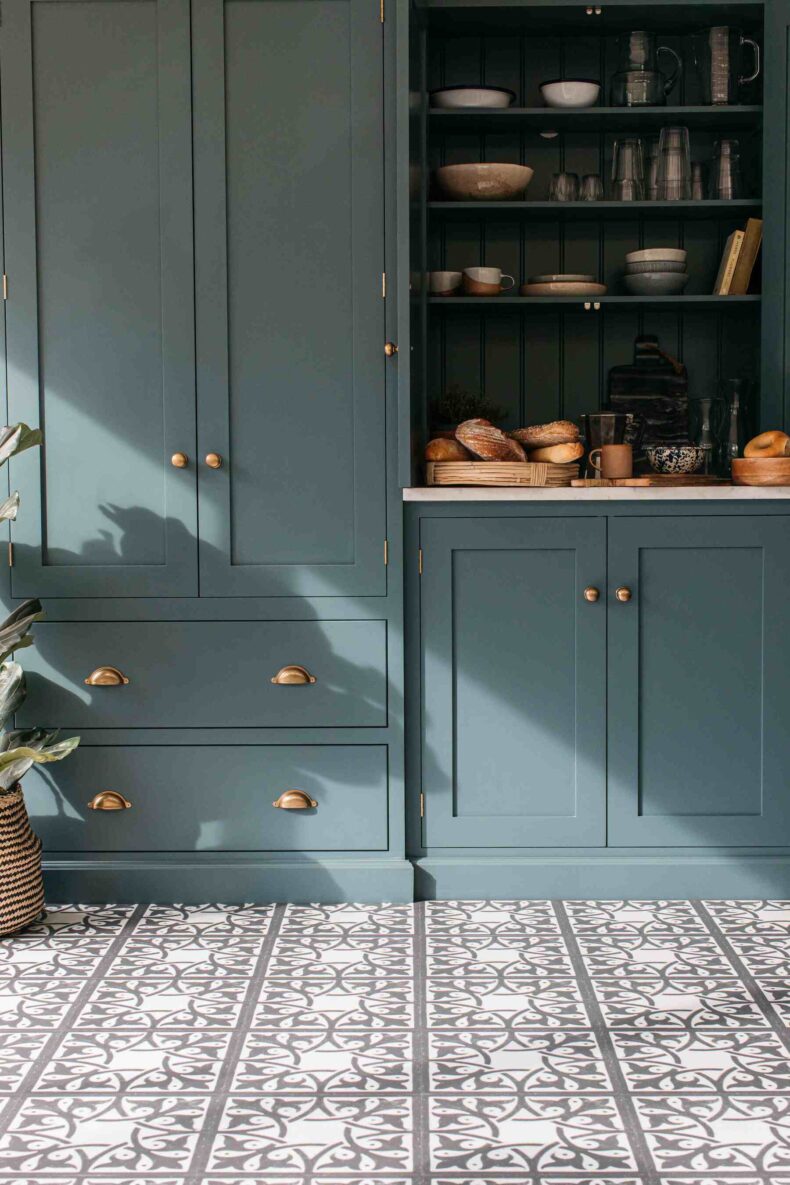 View of Northmore Pembroke Slate luxury vinyl tile by Harvey Maria