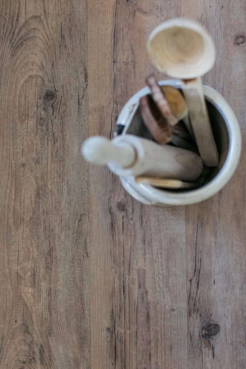 View of Coppice luxury vinyl tile by Harvey Maria