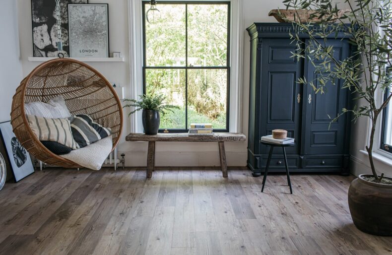 View of Tawn luxury vinyl tile by Harvey Maria