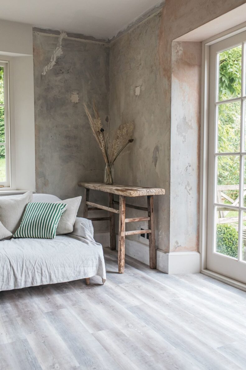 View of Driftwood luxury vinyl tile by Harvey Maria