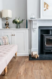 View of Spring Oak luxury vinyl tile by Harvey Maria