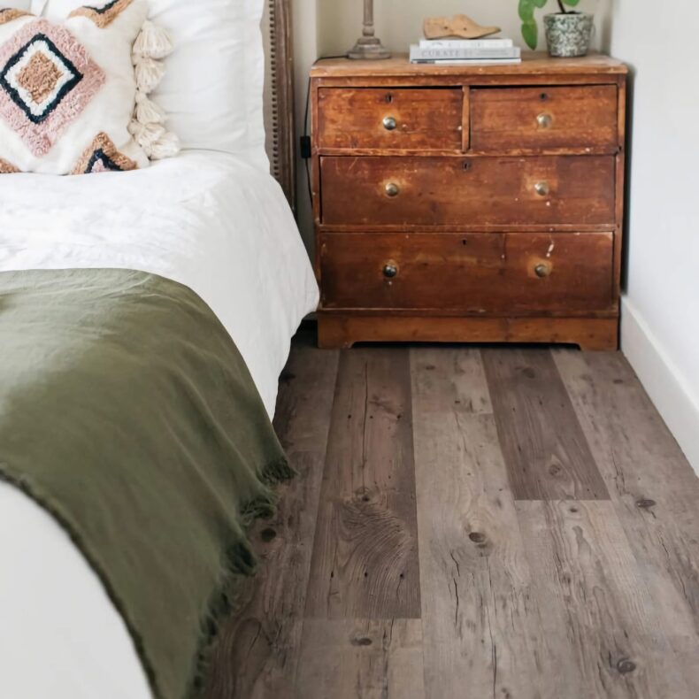 View of Tythe luxury vinyl tile by Harvey Maria