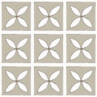 View of Lattice Seedpod luxury vinyl tile by Harvey Maria
