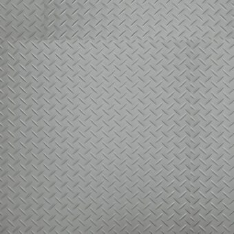 View of Tread Plate - Silver luxury vinyl tile by Harvey Maria