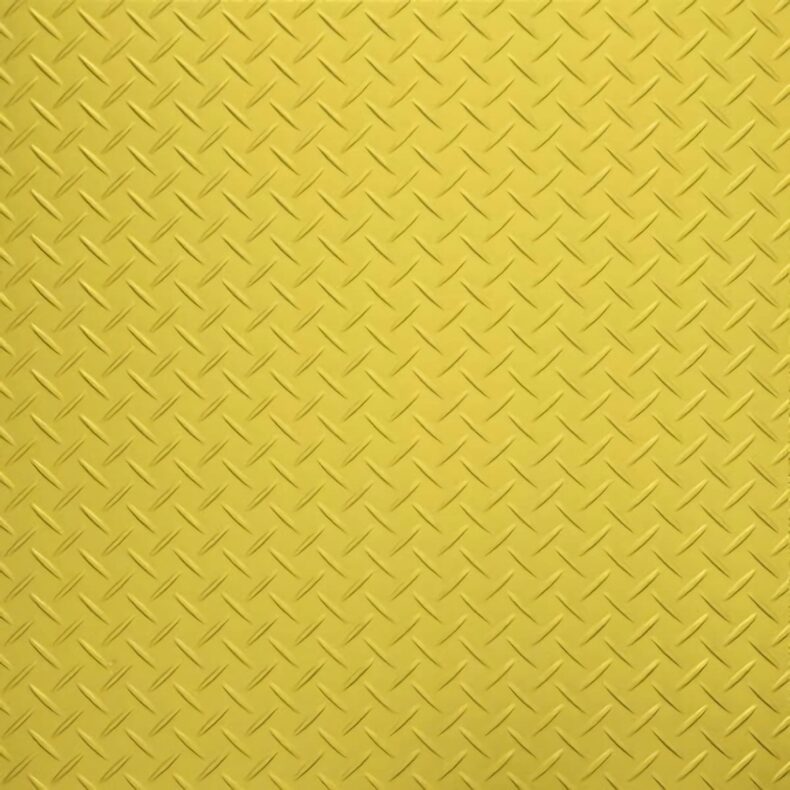 View of Tread Plate - Canary luxury vinyl tile by Harvey Maria