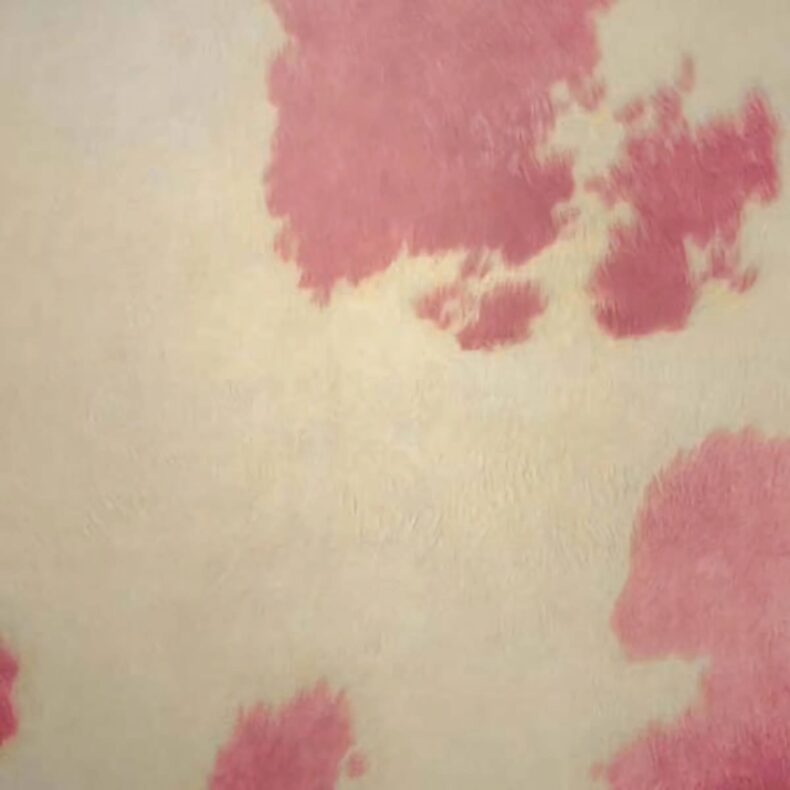 View of Cow Hide - Pink luxury vinyl tile by Harvey Maria