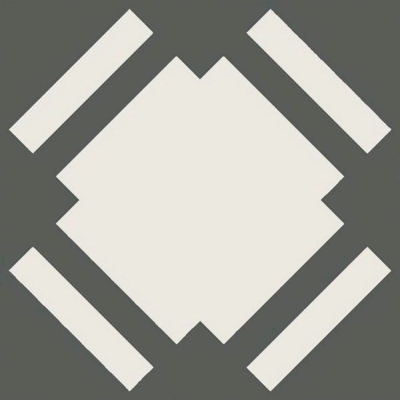 View of Check Slate luxury vinyl tile by Harvey Maria