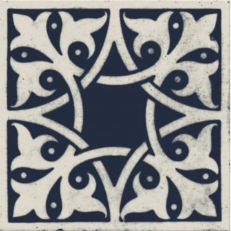 View of Northmore Waterhouse Blue luxury vinyl tile by Harvey Maria