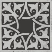 View of Northmore Sable Black luxury vinyl tile by Harvey Maria