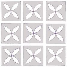 View of Lattice Pebble Grey luxury vinyl tile by Harvey Maria