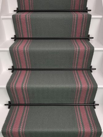 Gainford - Everglade stair runner by Off The Loom
