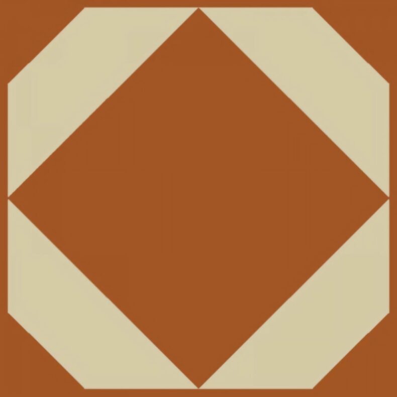 View of Dovetail Burnt Copper luxury vinyl tile by Harvey Maria