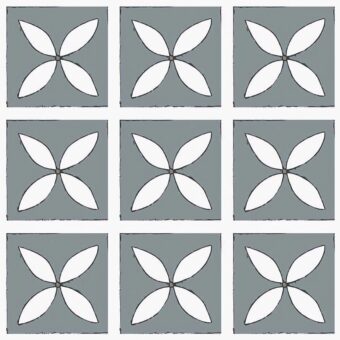 View of Lattice Tarn luxury vinyl tile by Harvey Maria