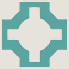 View of Parquet Turquoise luxury vinyl tile by Harvey Maria