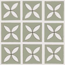 View of Lattice Pear Tree Green luxury vinyl tile by Harvey Maria