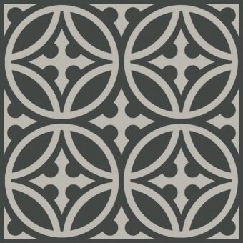 View of Walbrook Pastel Black luxury vinyl tile by Harvey Maria