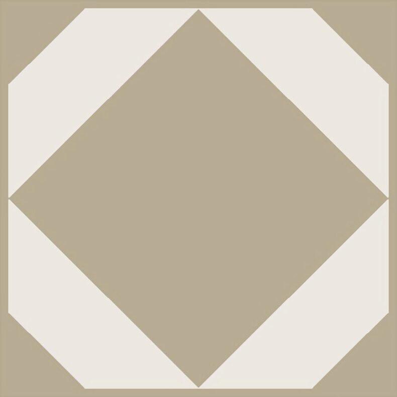 View of Dovetail Ochre luxury vinyl tile by Harvey Maria