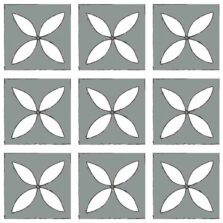 View of Lattice Storm Grey luxury vinyl tile by Harvey Maria
