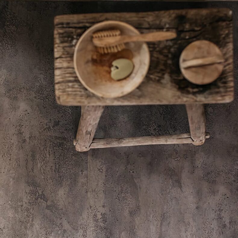 View of Tadao - Concrete luxury vinyl tile by Harvey Maria