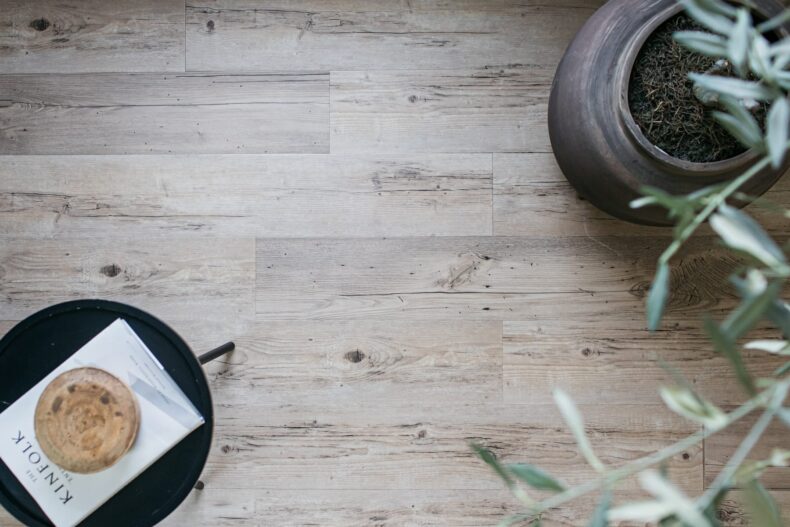 View of Tawn luxury vinyl tile by Harvey Maria