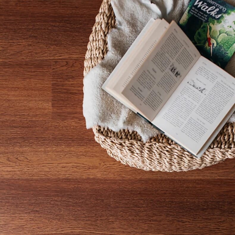 View of Harvest Oak luxury vinyl tile by Harvey Maria