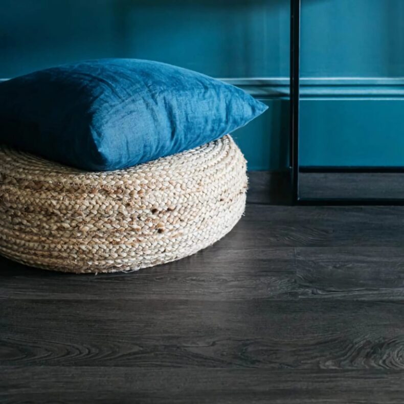 View of Smoked Oak luxury vinyl tile by Harvey Maria