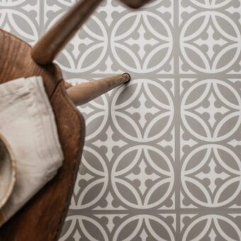 View of Walbrook Avebury Stone luxury vinyl tile by Harvey Maria