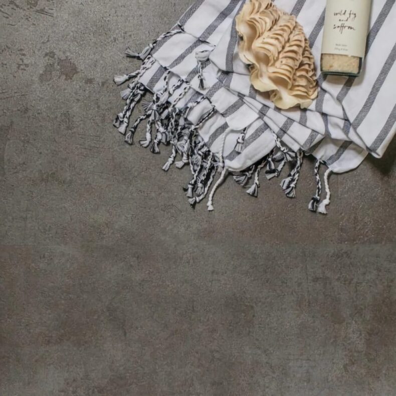 View of Blue Grey luxury vinyl tile by Harvey Maria